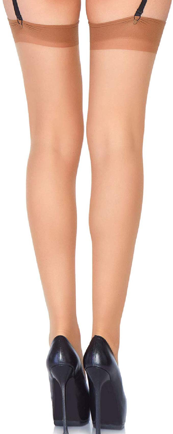 Leg Avenue Plus Size Sheer Stocking Tan Color