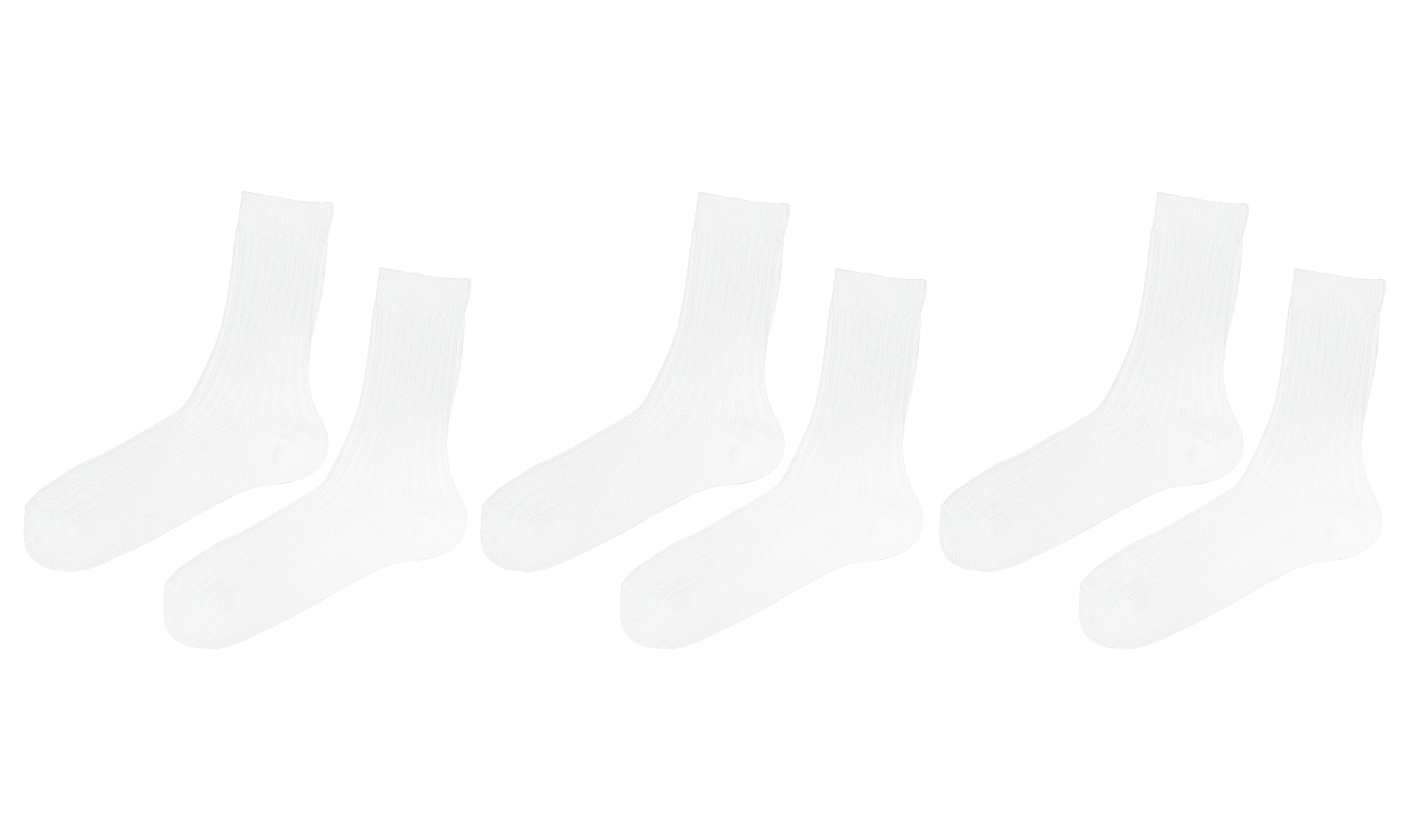tittimitti® 100% Organic Cotton Men's Boot Socks. 3 Pairs. Made in Italy.