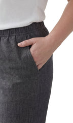 Women's Lightweight Pull-On Denim Jeans — Elastic Waist No Zipper
