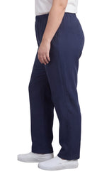 Women's Lightweight Pull-On Denim Jeans — Elastic Waist No Zipper
