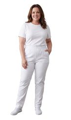 Women's Lightweight Pull-On Denim Jeans — Elastic Waist No Zipper