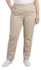 Women's Lightweight Pull-On Denim Jeans — Elastic Waist No Zipper
