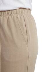Women's Classic Pull-On Poly Knit Pants — Elastic Waist Dress Slacks
