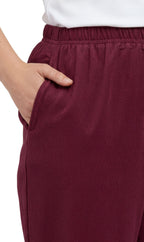 Women's Pull-On Fine Wale Corduroy Pants — Soft Covered Elastic Waist
