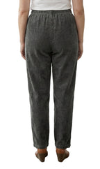 Women's Pull-On Fine Wale Corduroy Pants — Soft Covered Elastic Waist