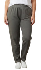 Women's High-Waisted Premium Cotton Stretch Leggings — Dressy Black