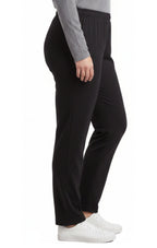 Women's High-Waisted Premium Cotton Stretch Leggings — Dressy Black