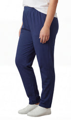 Women's High-Waisted Premium Cotton Stretch Leggings — Dressy Black