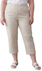 Women's Lightweight Stretch Denim Capri Pants — Comfortable Everyday Fit