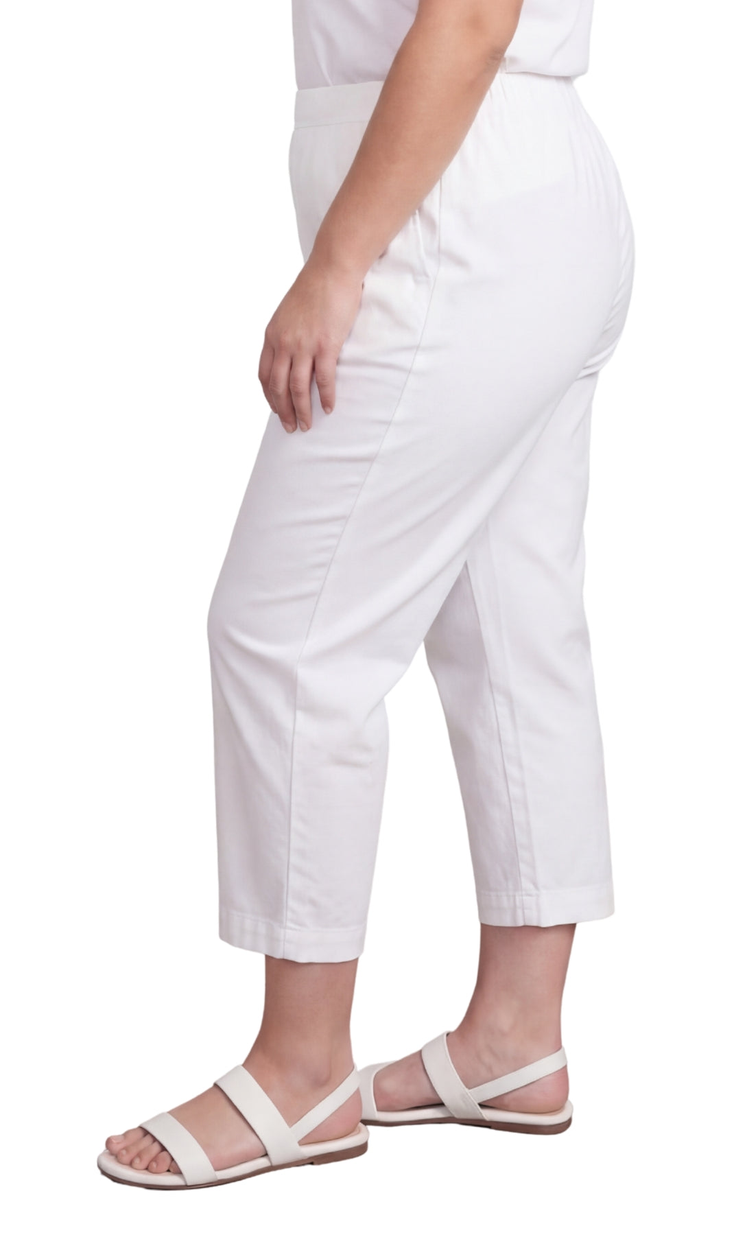 Women's Lightweight Stretch Denim Capri Pants — Comfortable Everyday Fit