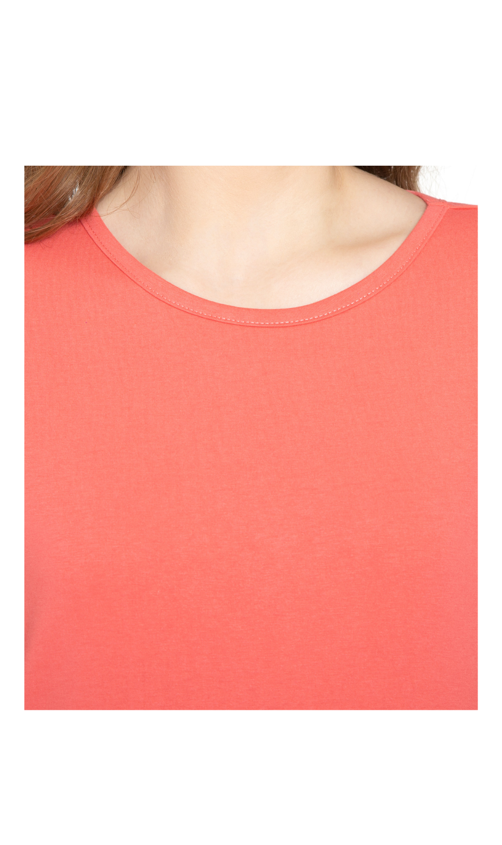 Women's 3/4 Sleeve Crew Neck Top — Comfortable Jersey Knit