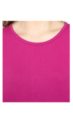 Women's 3/4 Sleeve Crew Neck Top — Comfortable Jersey Knit