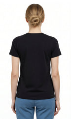 Women's Short Sleeve V-Neck T-Shirt — Wrinkle Resistant Cotton Blend