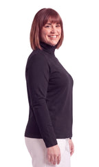 Women's Long Sleeve Relaxed Fit Turtleneck Top