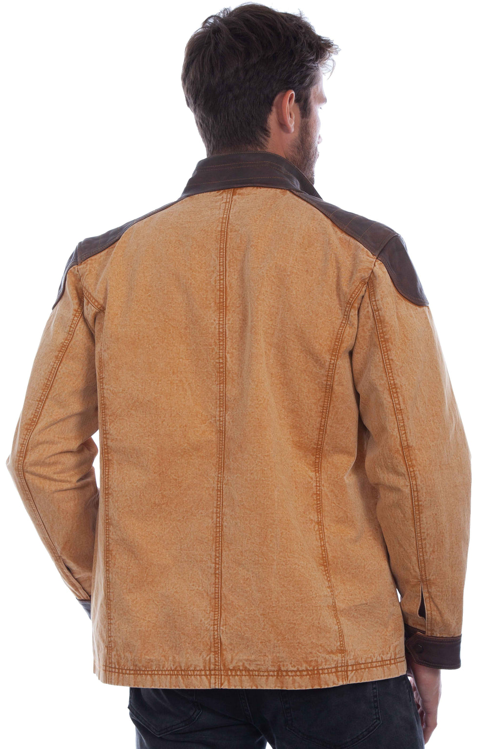 MEN'S JACKET W/CANVAS