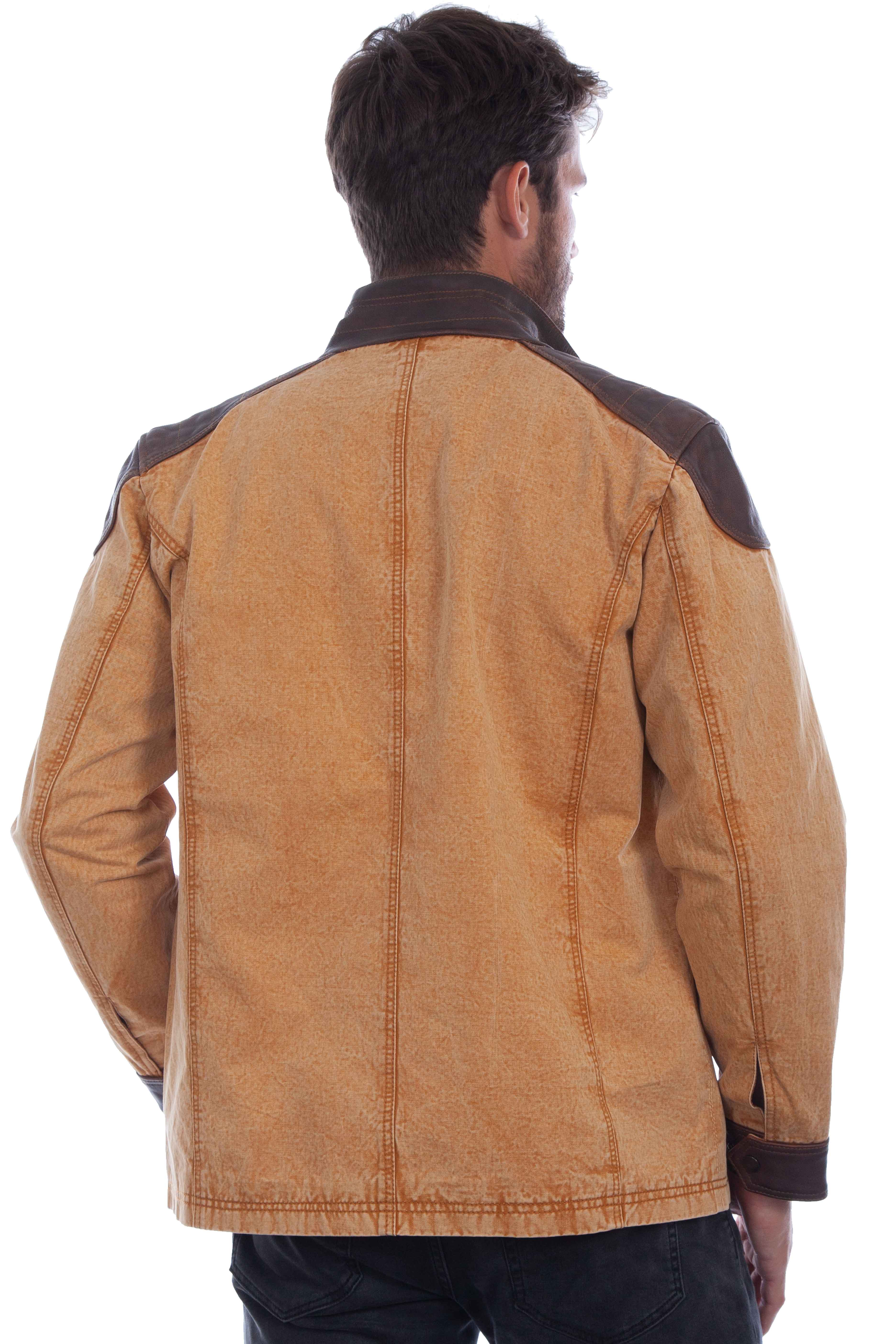 MEN'S JACKET W/CANVAS