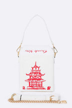 Chinese Take Out Box Fashion Clutch-