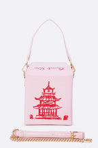 Chinese Take Out Box Fashion Clutch-
