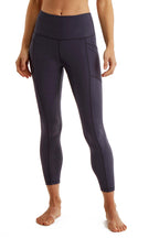 Women's 7/8 Leggings with Side Phone Pockets — Compression Double Knit