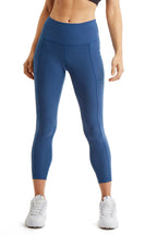 Women's 7/8 Leggings with Side Phone Pockets — Compression Double Knit