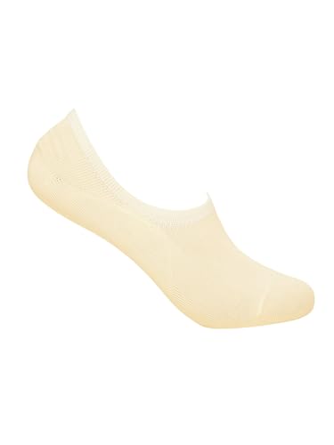 Manyavar MenS Knit Textured Socks(Cream)