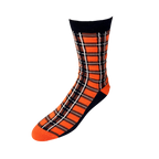 Burnt Orange, Navy Bamboo Socks