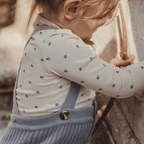 The Printed Bonnet - Mini Stitch Blue