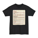 D&D Dad Tall T-Shirt With Stat Block