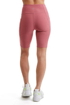 Women's Compression Cycling Shorts — Double Knit with Side Phone Pockets