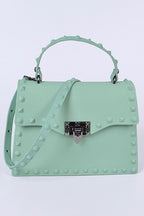 Matte Finish Studded Convertible Jelly Bag