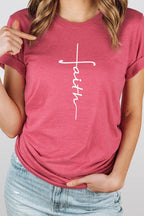 Faith Christian Easter Spring Season PLUS SIZE Tee T-Shirt