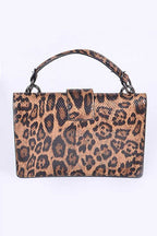 2 In 1 Leopard Print Cleared Bag Set