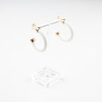 Mini Hoops - White