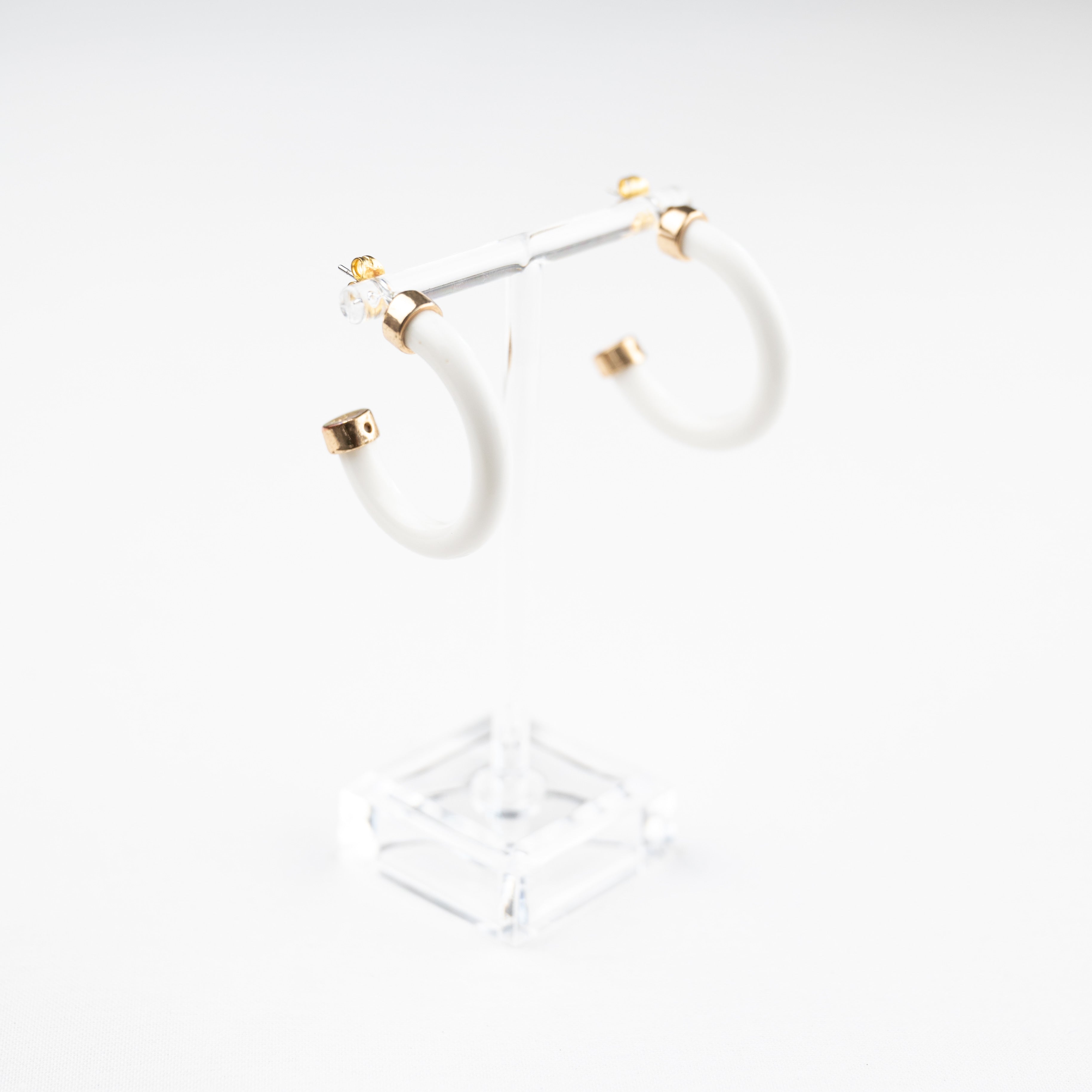 Mini Hoops - White