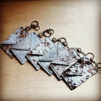 Credit Card Wallet-Spotted Brindle Hair on Hide