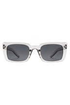 Flat Rectangle Retro Vintage Fashion Sunglasses