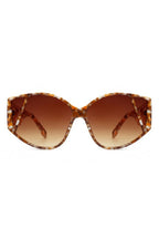 Women Geometric Round Cat Eye Fashion Sunglasses