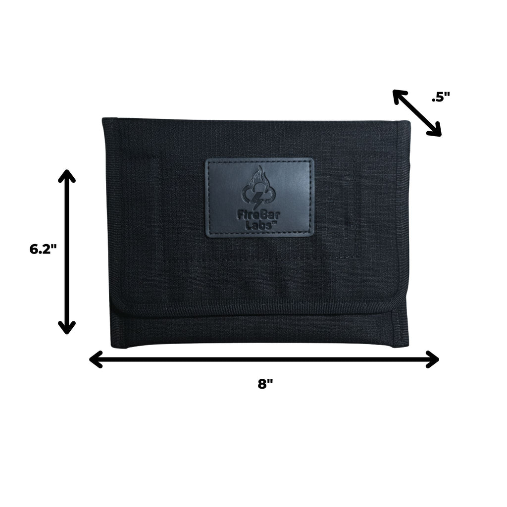 Essential Smell Proof Travel Wallet - Fashionable, Discreet + Hidden Lock (FireBar Labs x PBAL)