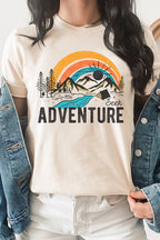 Seek Adventure Forest Mountain Camp Graphic Tee T-Shirt