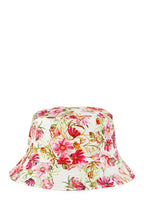 Reversible Floral Print Bucket Hat