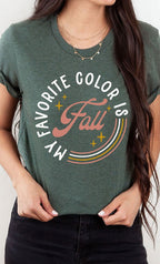 My Favorite Color is Fall PLUS Graphic Tee T-Shirt