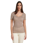 EGi Luxury Wool Silk Women's T-Shirt. Proudly Made in Italy.