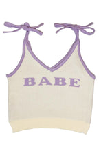 Tie strap sweater tank