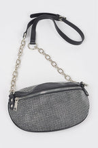 Studded Crossbody Swing Bag