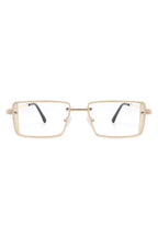 Retro Rectangle Flat Top Fashion Sunglasses