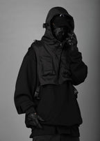 HiH34 Black Tech Guard Hoodie