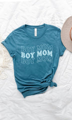Retro Boy Mom Graphic Tee T-Shirt