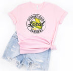 Corn - Support Local Famers Graphic Tee T-Shirt