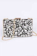 Bejeweled Crystal Iconic Box Clutch