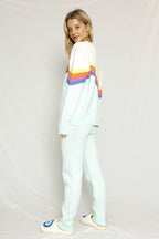 Retro stripe sweater